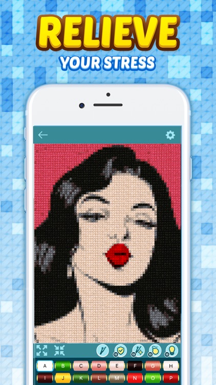 Cross Stitch: Color by Letters screenshot-3