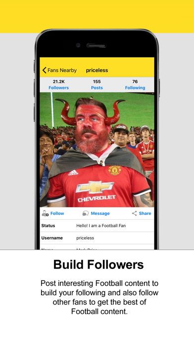 Football Fan - Social App screenshot 4