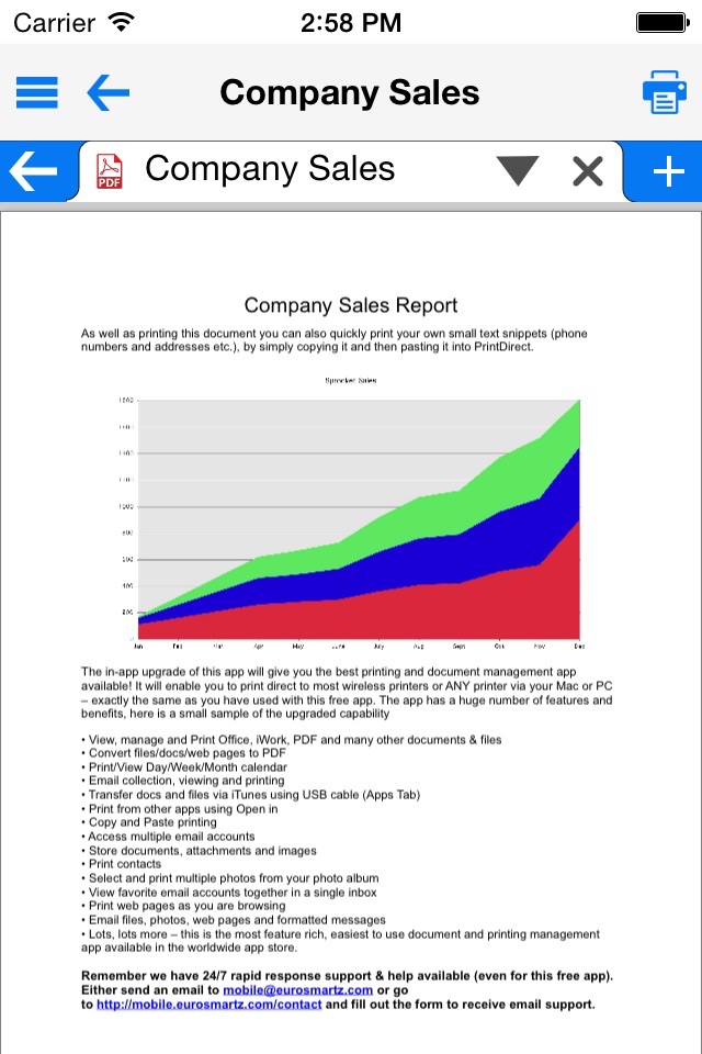 PrintCentral Pro for iPhone screenshot 3