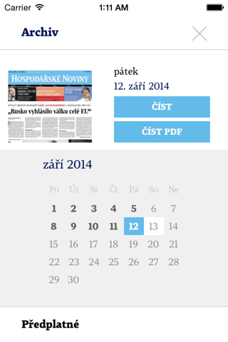 Hospodářské Noviny screenshot 4