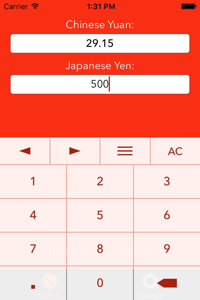 Chinese Yen To Japanese Yen screenshot 2