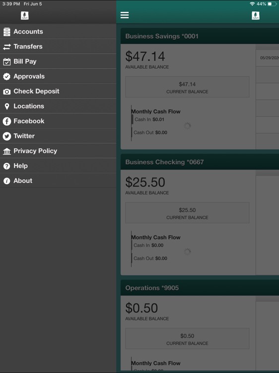 Umpqua Biz for iPad screenshot-2