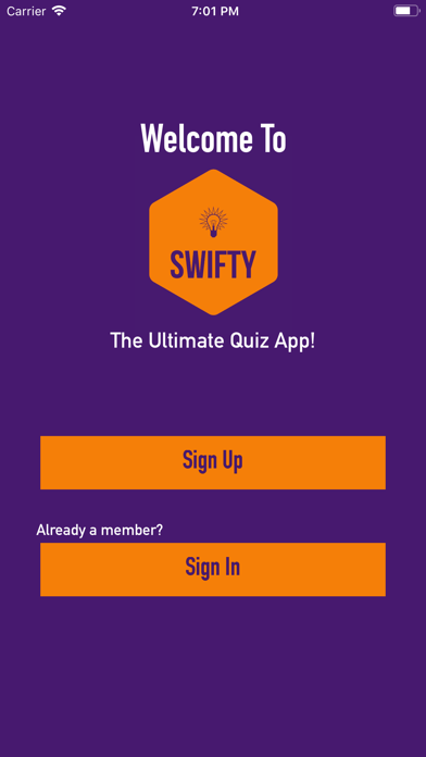 How to cancel & delete Swifty: The Trivia Quiz App from iphone & ipad 1
