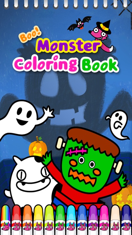 Boo! Monster Coloring Book