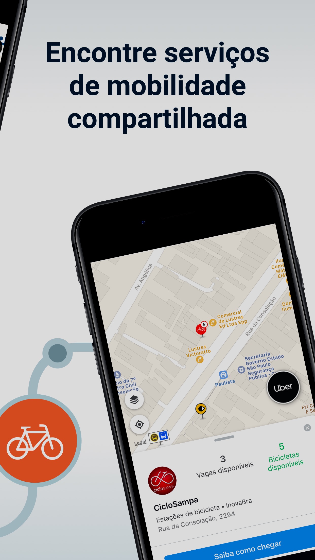 Screenshot do app Moovit: Transporte Público