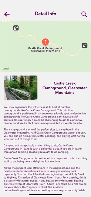 Idaho Campgrounds & RV Parks(圖3)-速報App