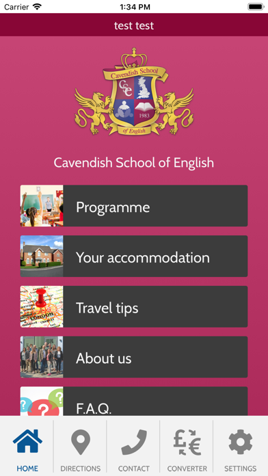 Cavendish School Student app screenshot 2