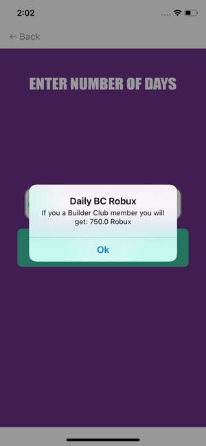 Daily Robux Calculator On The App Store - 5 of 750 robux