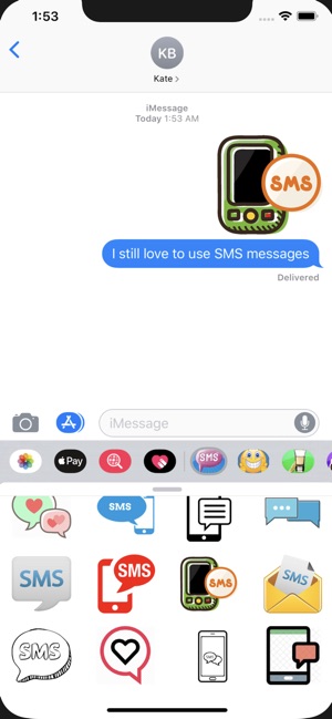 SMS-Emojis Stickers(圖3)-速報App