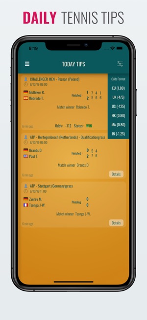 Winner Tennis Tips