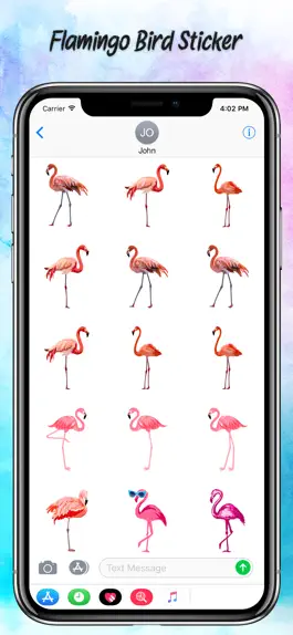 Game screenshot Watercolor Flamingo Stickers mod apk