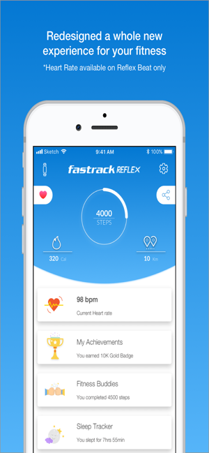 fastrack reflex heart rate