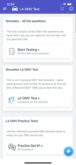 Game screenshot Louisiana OMV Permit Test hack