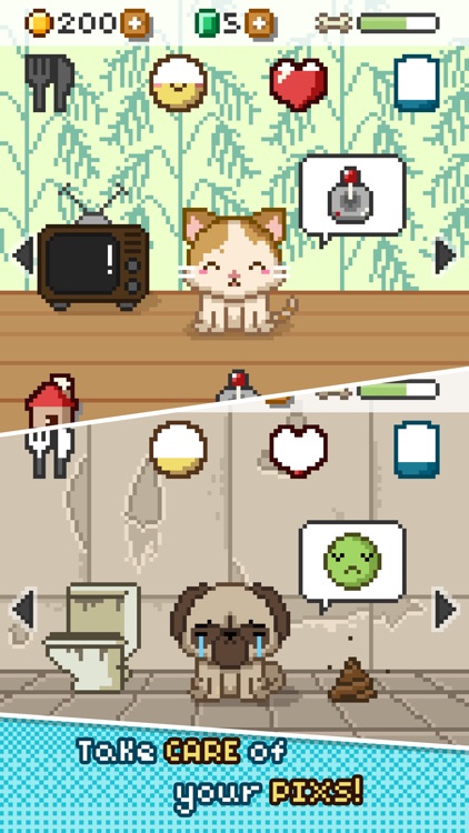 Pix! - Virtual Pet Widget Game