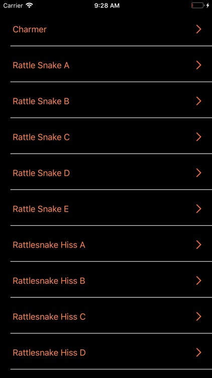 Real Snake Sounds