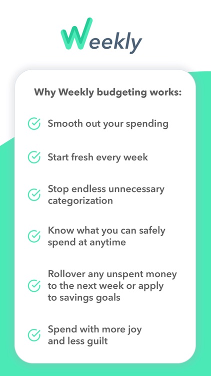 Weekly - Budget App screenshot-4