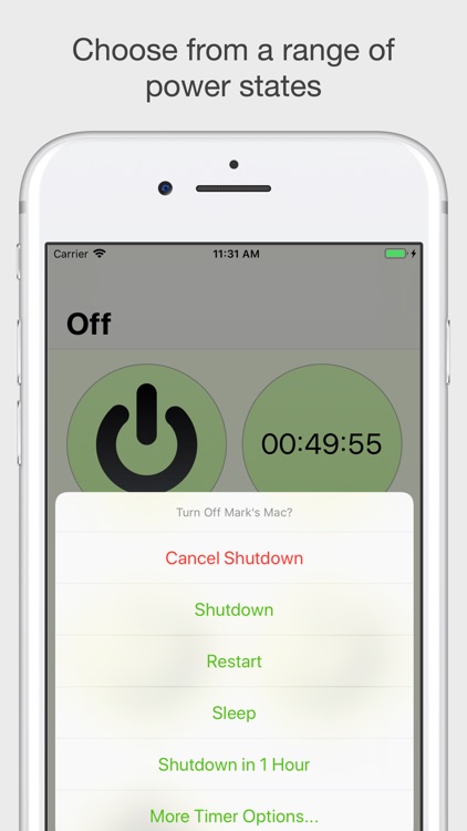 Off - Remote Computer Shutdown