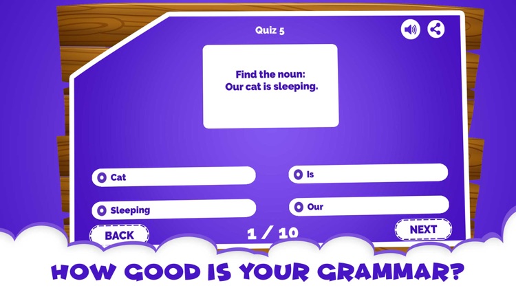 Learn Noun Quiz Games For Kids
