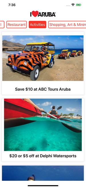 I Love Aruba Special Coupons(圖3)-速報App