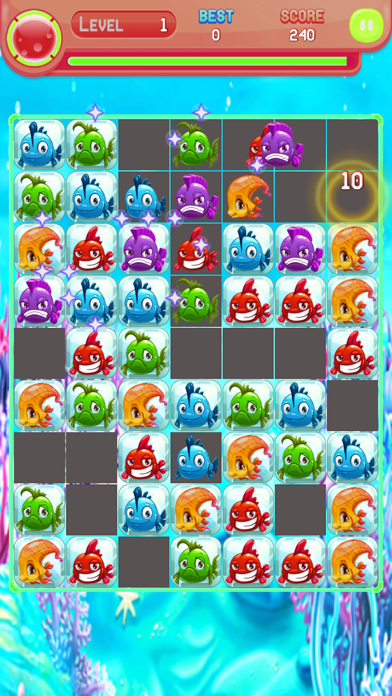 Fishes Puzzle Match 3 screenshot 2