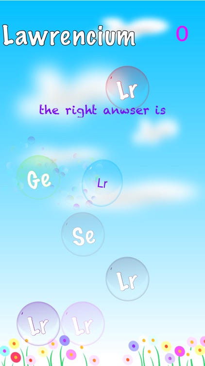 Periodic Table Bubble Pop