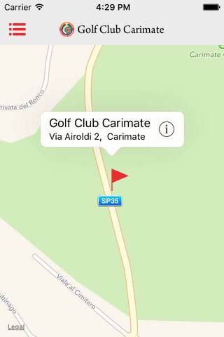 Golf Club Carimate screenshot 3