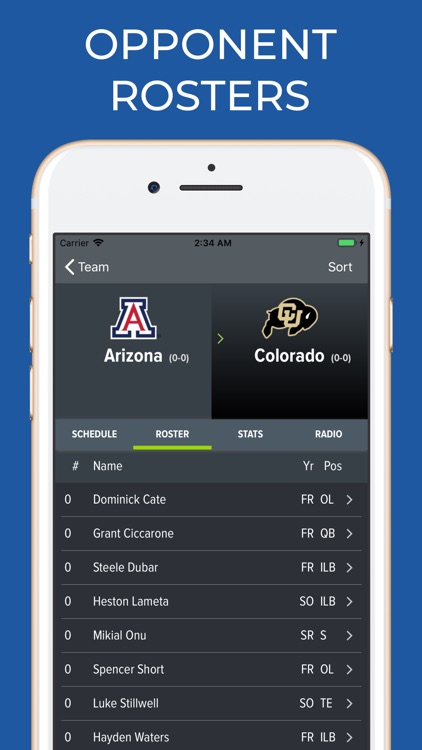 Arizona Football Schedules screenshot-6