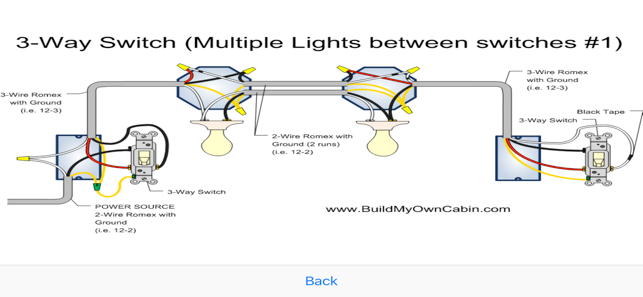 3 Way Switch Wiring Diagram Basic Circuit Breaker Sizing