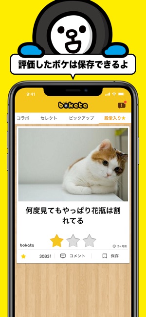 写真で一言ボケて Bokete をapp Storeで