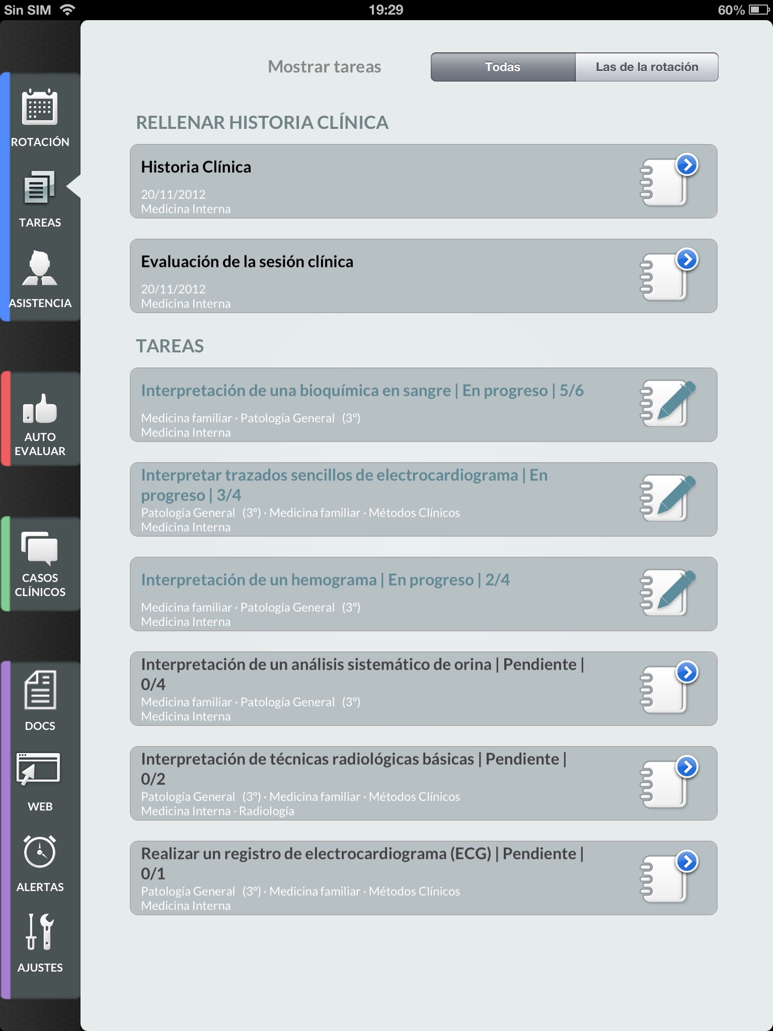 Medicina UFV screenshot 2