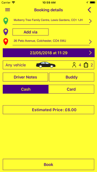 Colchester Taxi screenshot 3