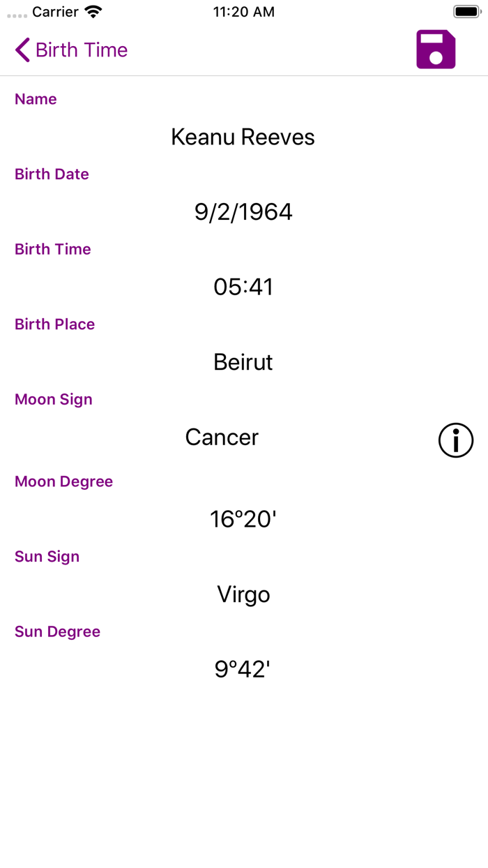 Moon Sign