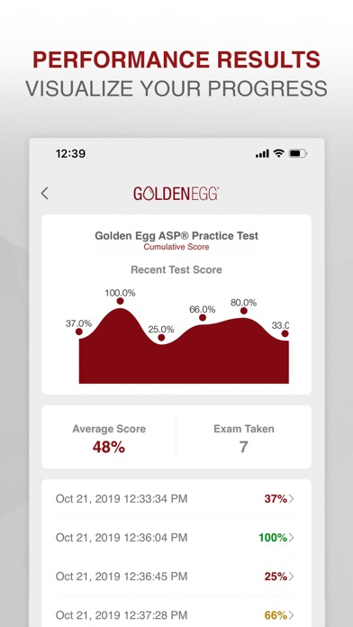Golden Egg ASP® Practice Test screenshot 4