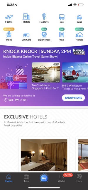 MakeMyTrip - Flights, Hotels