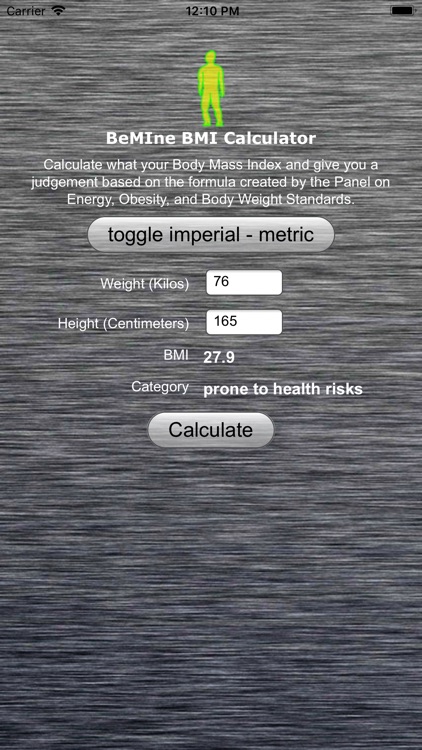 BeMIne BMI Calc