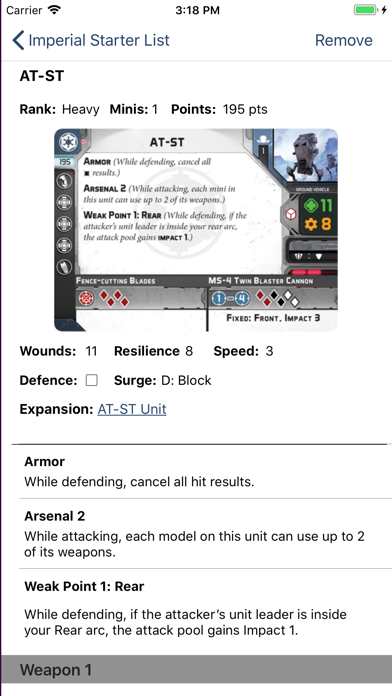 Legion Army List Builder screenshot 3