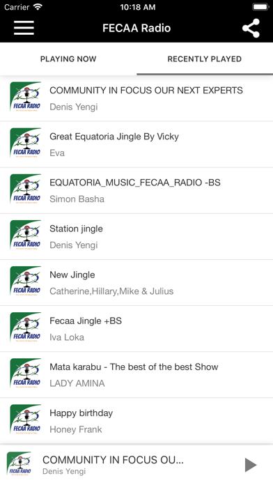 FECAA Radio screenshot 2