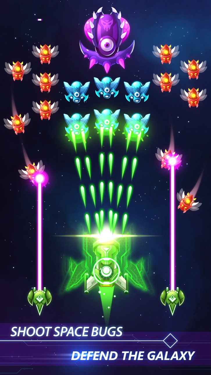 Galaxy Shooter - Strike Force Hack screenshot 1 - iOS game interface