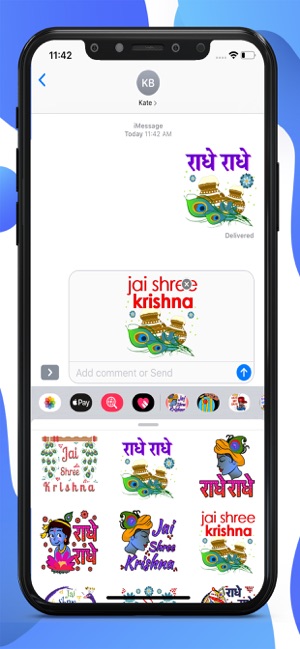 Jay Shree Krishna Stickers(圖2)-速報App