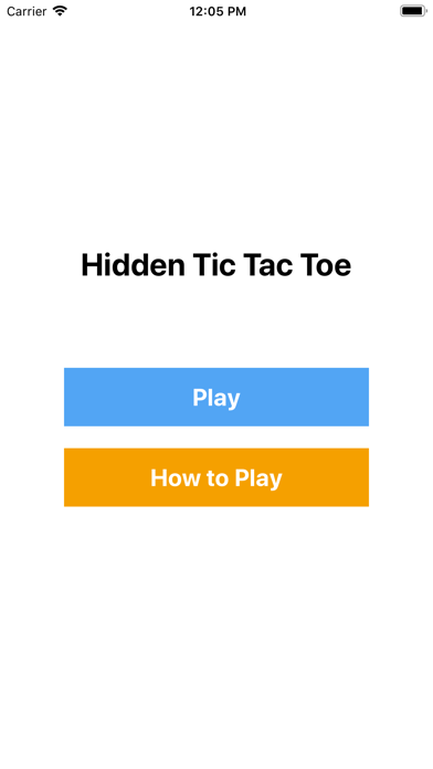 Hidden Tic Tac Toe screenshot 2