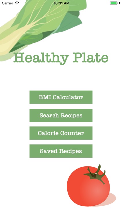 Healthy Plate - Go Green