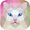 Low-poly art color by number - Sandbox stress relief coloring is Color by number and Puzzle combined together