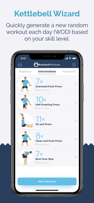 Kettlebell Workout Wizard—WOD(圖1)-速報App