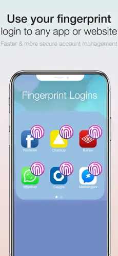 Screenshot 1 Fingerprint Login:PassKey Lock iphone