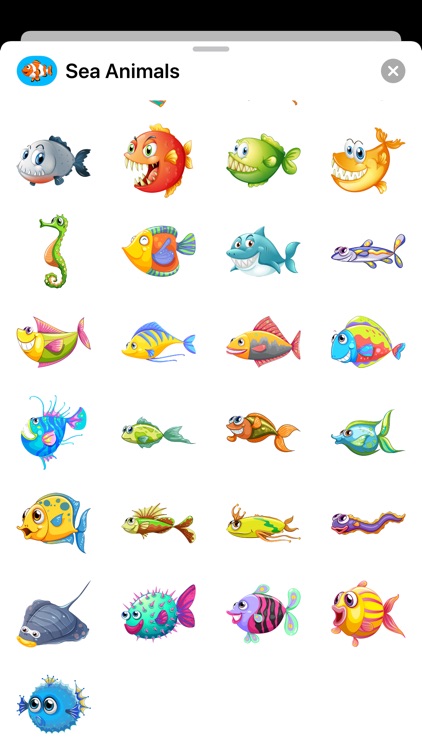 Sea Animal Fish Nemo Stickers