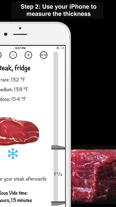 Sous Vide Timing Ruler screenshot 2