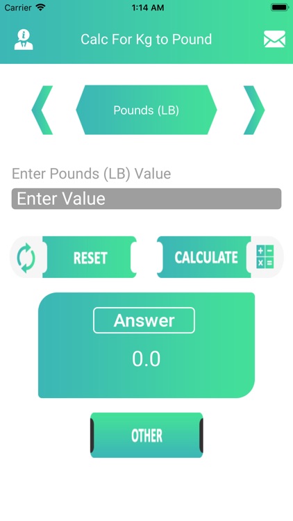 Calc For Kg to Pound screenshot-3