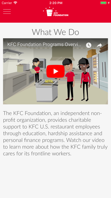 KFC Foundation screenshot 4