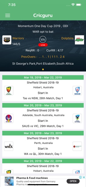 Cricguru - Live Score for WC19(圖2)-速報App