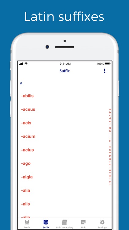 Latin prefixes and suffixes screenshot-5